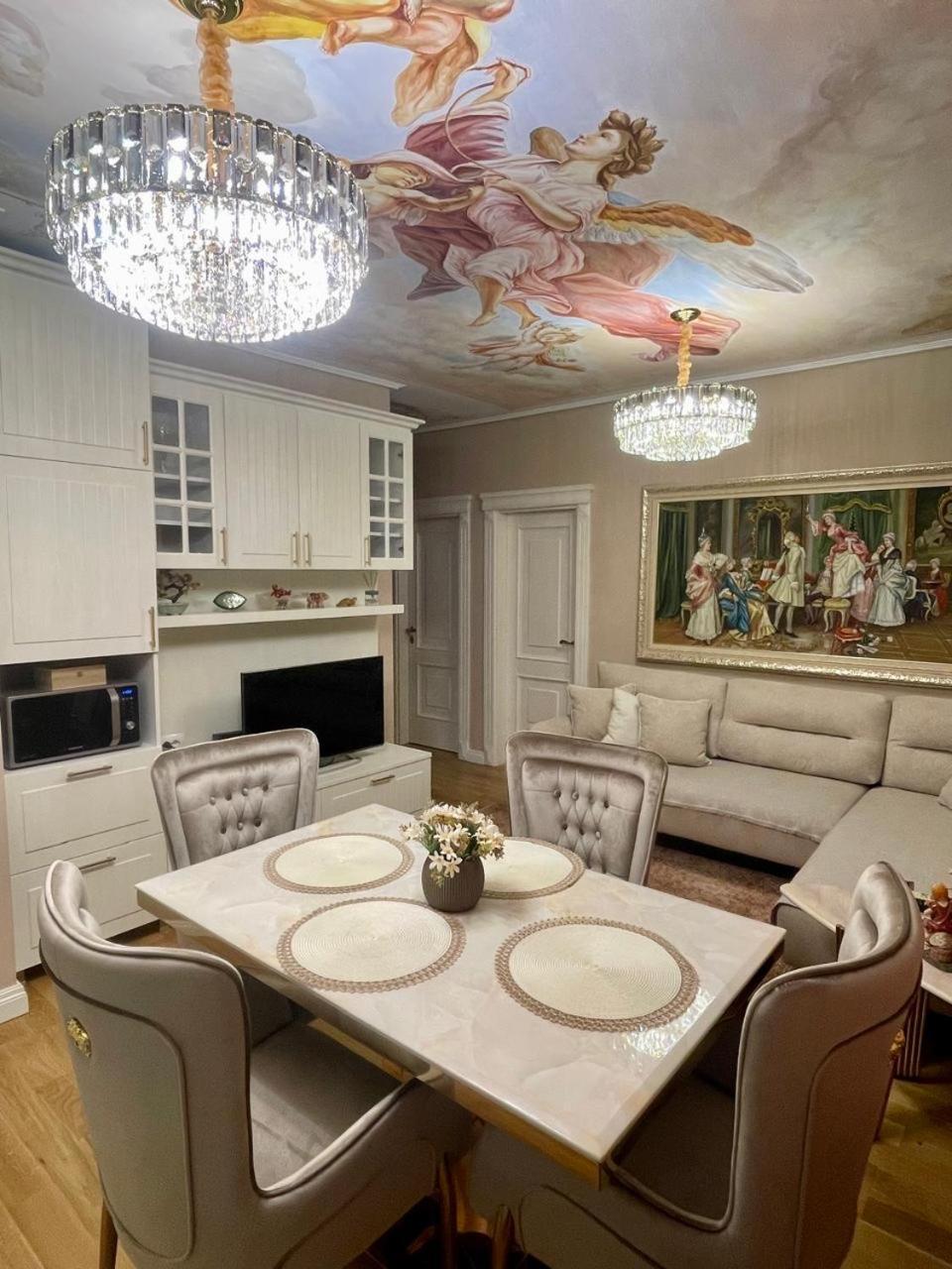 טיראנה Deoni Apartment Luxury מראה חיצוני תמונה